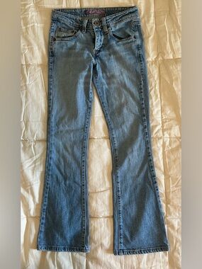 Levi's 518 super low Light Blue bootcut Jeans